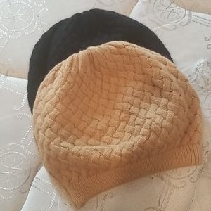 Lord & Taylor 100% cashmere knitted hats
